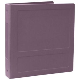 Omnimed 2" Molded Ring Binder, 3-Ring, Side Open, Holds 375 Sheets, Lilac