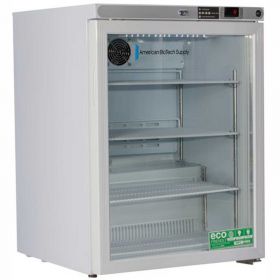 American Biotech Supply Premier Freestanding Undercounter Refrigerator ABT-HC-UCFS-0504G, 5.2 Cu.Ft.