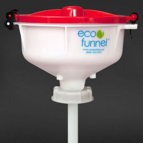 ECO Funnel EF-8-SW 8" ECO Funnel with 70mm Cap, For 5 Gal Samson Stacker Carboy, Red Lid