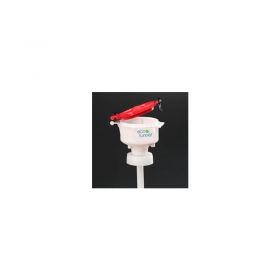 ECO Funnel EF-4-30020 4" ECO Funnel with 70mm Cap Adapter, Red Lid