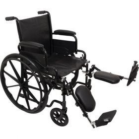 ProBasics K1 Ltwt Wheelchair 18"x16" Seat, Flip DA, ELR