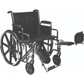 Wheelchair 22", Removable Desk Length Arms,Elevating Legrests