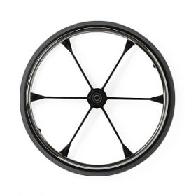 24" Rear Wheel with Hand Rim for Shuttle Extra-Wide Wheelchair