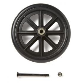 8" Rear Wheel with Bearing and Axle for Transport Chair