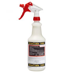 BioCide 100 Disinfectant - Quart Bottle w/ Sprayer - BioCide 100-Q