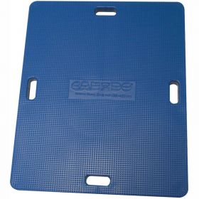 CanDo 15" x 18" Rectangular Wobble/Rocker Board, 2.5"H, Blue