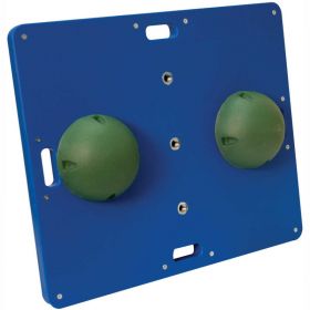 CanDo 15" x 18" Rectangular Wobble/Rocker Board, 2"H, Green