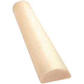 CanDo Antimicrobial Beige PE Foam Roller, Half-Round, 6" Dia. x 36"L