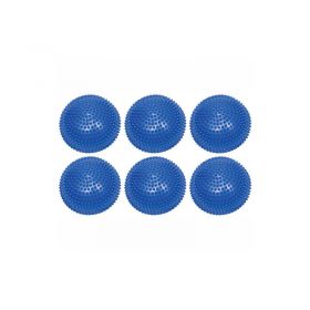 CanDo Inflatable Balance Stone, 33 cm (13") Diameter, Blue, Set of 6