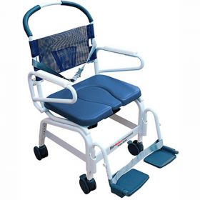 Mor-Medical Euro Shower Commode Chair, 400 lbs. Capacity, 22"W Seat