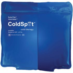 Relief Pak  ColdSpot  Reusable Blue Vinyl Cold Pack, Quarter Size 5" x 7", 12/PK