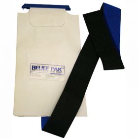 Relief Pak  Large Insulated Ice Bag with Hook & Loop Band, 7" x 13"