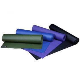 Power Systems Premium Yoga Sticky Mat - 68"L x 24"W x 1/4" Thick - Black