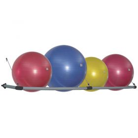 Power Systems Stability Ball Wall Storage Rack - Gray