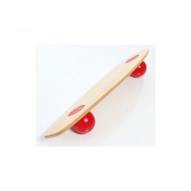 TOGU Balanza Freeride Balance Board, Birch Wood with Red Balls