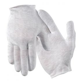 Cotton Lisle Inspection Gloves, Light Weight, Size S, Women's