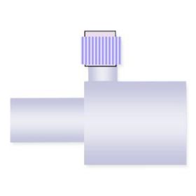Connector W/Gas Sampling Port and Cap