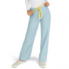 AngelStat Unisex Reversible Scrub Pants with Drawstring Waist, Misty, Size M, Medline Color Code