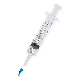 AMSure 60 mL Flat-Top Pole-Irrigation Piston Syringe with Catheter Tip