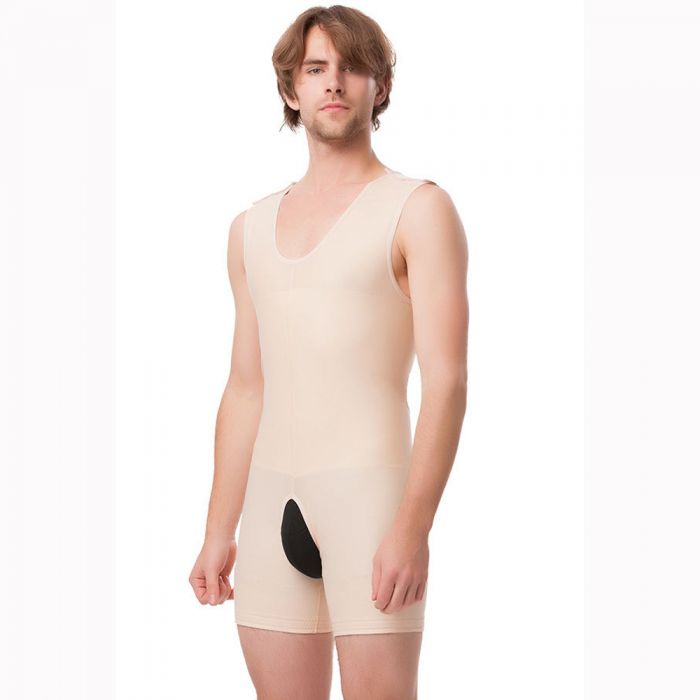 2nd Stage Body Suit Below Knee Length W/Suspender Plastic Surgery  Compression Garment (BS06)